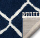 Well Woven Cabana Moroccan Trellis Shag Celosia 5'3"x7'3" Blue Area Rug