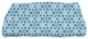 Water Mosaic, Geometric Print Bath Towel, Teal