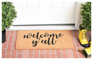 Calloway Mills Welcome Y'all Doormat, 24x36