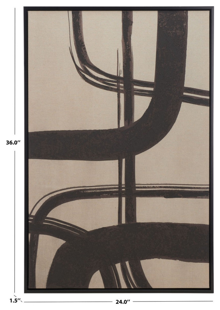 Safavieh Inky Freeway 24 x 36 Wall Art