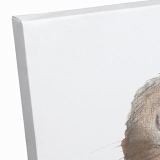 Otter With Heart 16x16 Canvas Wall Art