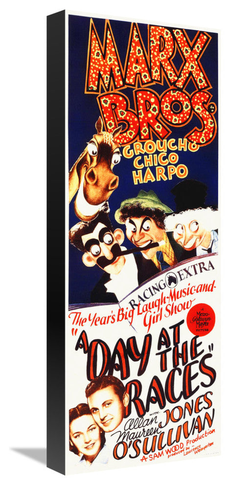 "Marx Brothers - A Day at the Races 05" Canvas by Hollywood Photo Archive, 8x22"