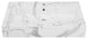 Voltaire Wide Rectangle Wall Hung Sink, White Marble