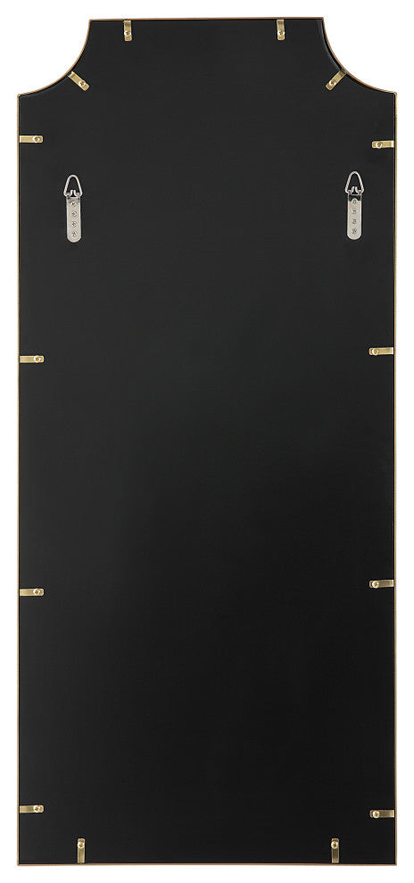 Uttermost Caddington Tall Brass Mirror