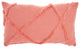 Mina Victory SH018 Throw Pillow, Coral, 14" X 24"