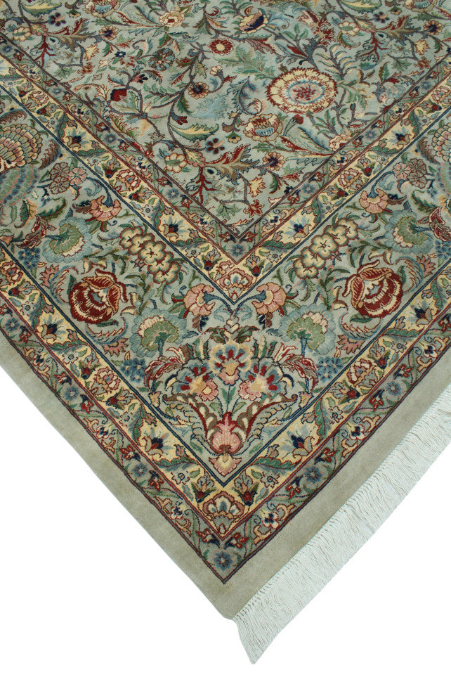 Pak-Persian Dilek Gray/Gold Rug, 9'1x12'3
