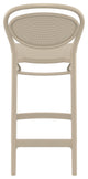 Marcel Counter Stool, Set of 2, Taupe