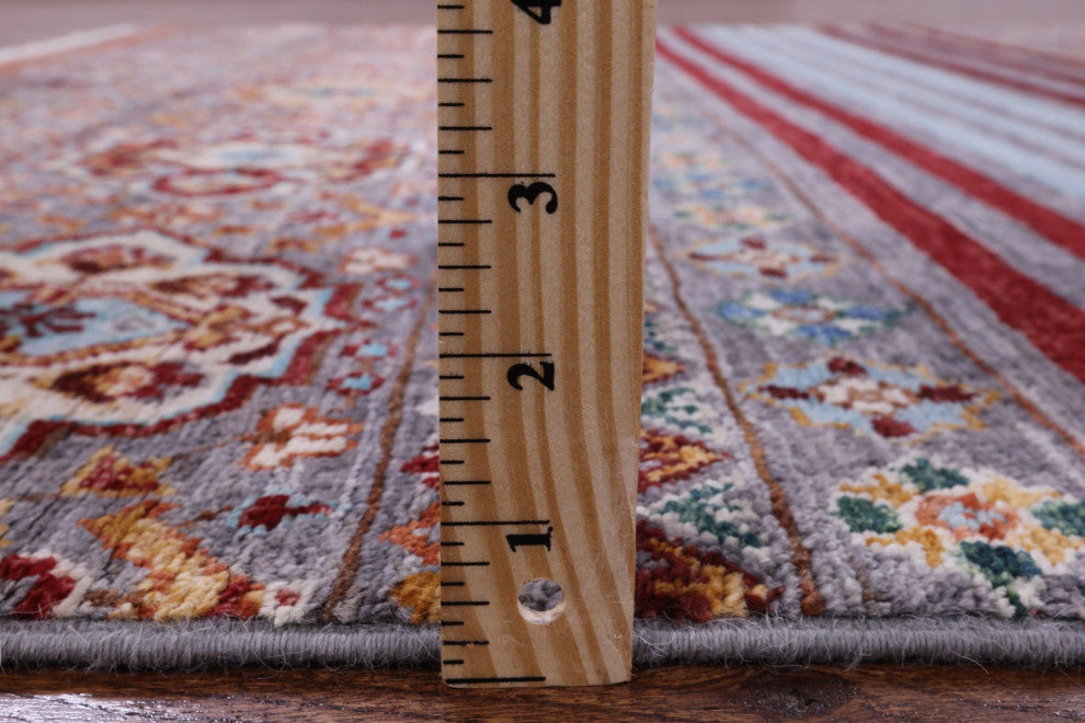 Khorjin Super Kazak Handmade Wool Rug 5' 0" X 7' 1" Q10220