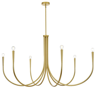Home Living 55" Chandelier, Brass
