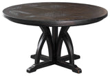 Uttermost Maiva Round Black Dining Table