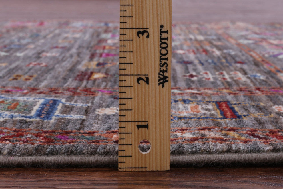 3' 4" X 4' 10" Hand Knotted Tribal Persian Gabbeh Rug - Q13843