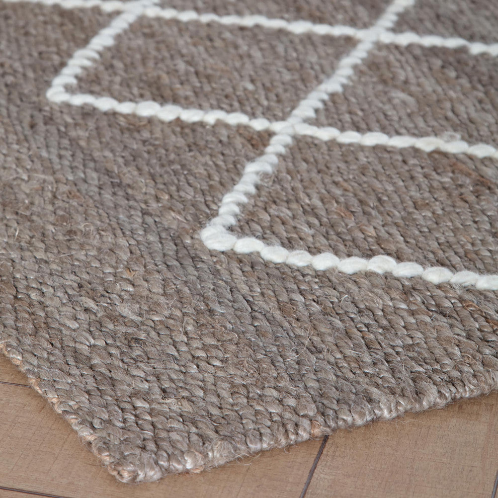 Hopscotch Wool Diamonds Rug, 8''x10''