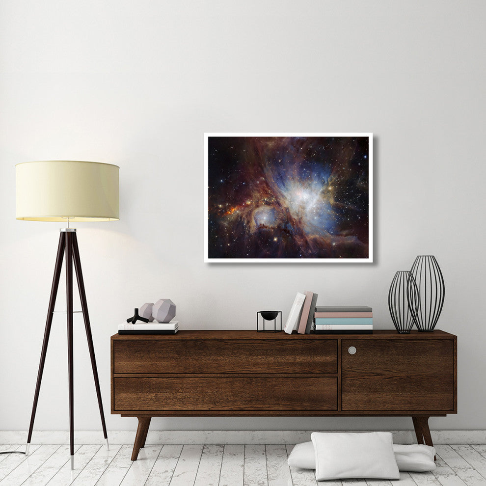 "Deep infrared view of the Orion Nebula from HAWK-I" Paper Art, 42"x32"