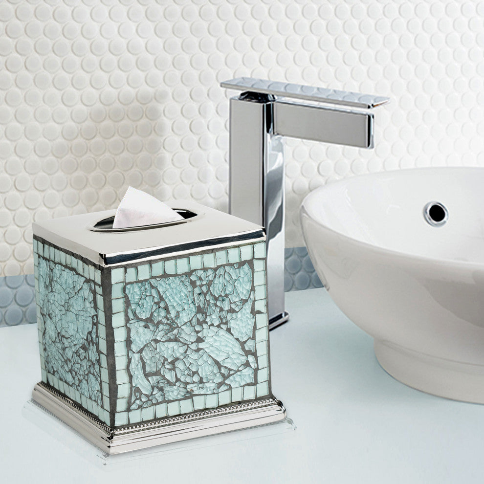 nu steel Iceberg Aqua Boutique Tissue