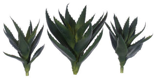 Vickerman 9" Artificial Green Aloe Vera Pick 3 per Bag.