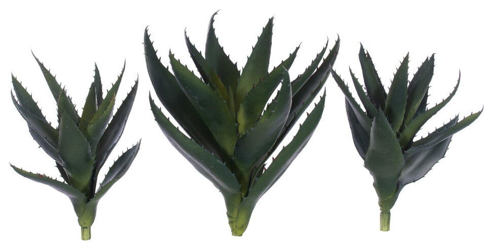 Vickerman 9" Artificial Green Aloe Vera Pick 3 per Bag.