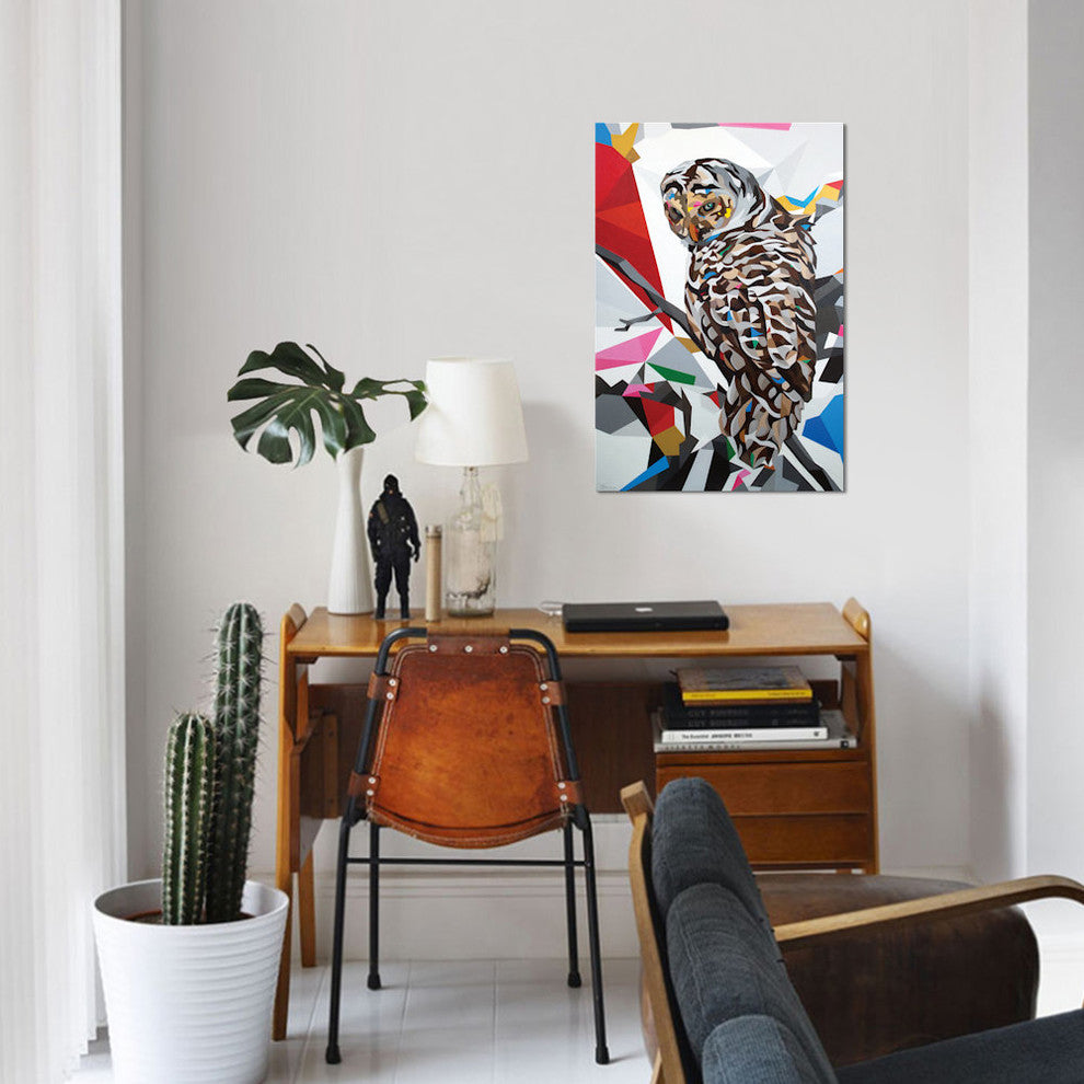 "Owl22" by DAAS, Canvas Print, 26"x18"