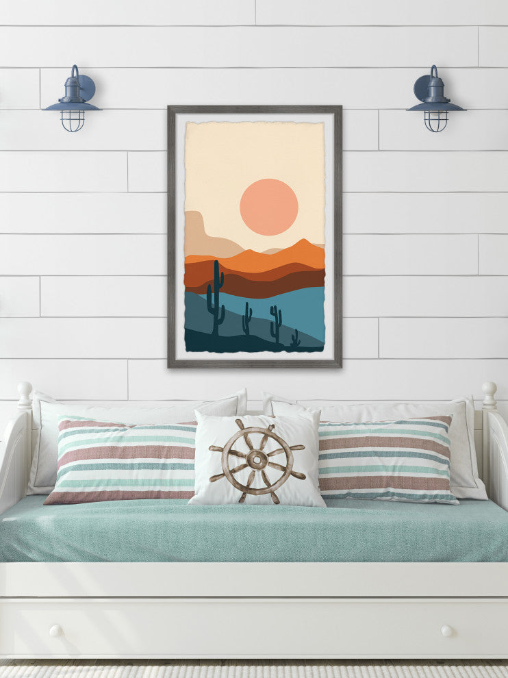 "Oasis Valley" Framed Painting Print, 24x36