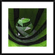 "Green Offices" Framed Digital Print by Gilbert Claes, 26"x26"