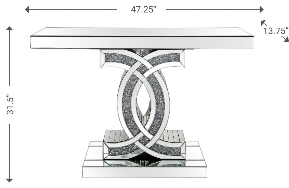 CC Silver Console Table