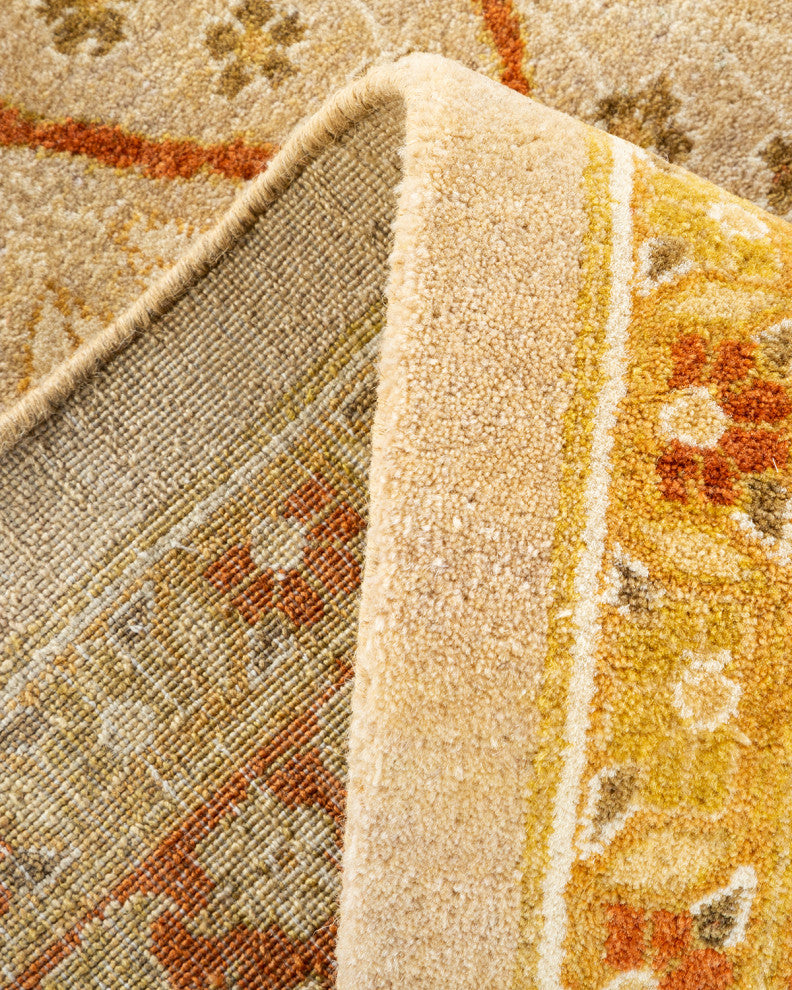 Mogul, One-of-a-Kind Hand-Knotted Area Rug, Ivory, 9' 2" x 11' 10"