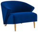 Odyssey Performance Velvet Armchair, Navy