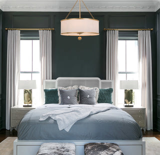 Crystorama Broche 6-Light Antique Chandelier, Gold