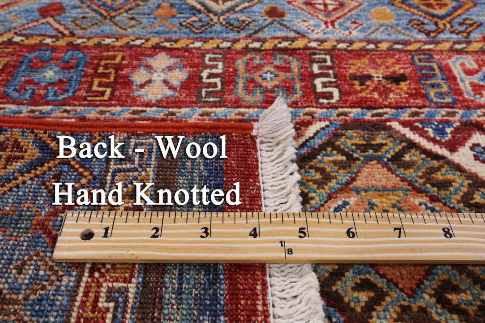 Khorjin Super Kazak Hand Knotted Wool Rug 5' 9" X 7' 9" Q5886