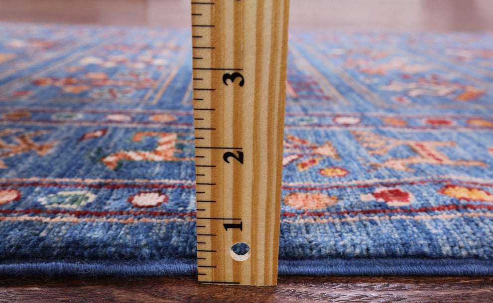 2' 9" X 9' 1" Hand Knotted Tribal Persian Gabbeh Runner Rug Q5460