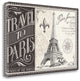"Bonjour Paris I" By Janelle Penner, Giclee Print on Gallery Wrap Canvas
