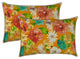 Sherry Kline Alcove Orange Boudoir Outdoor Pillows (Set of 2)