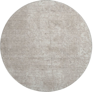 Premium Machine Washable Mayfield AMF559 Ivory 8' x 8' Round Rug