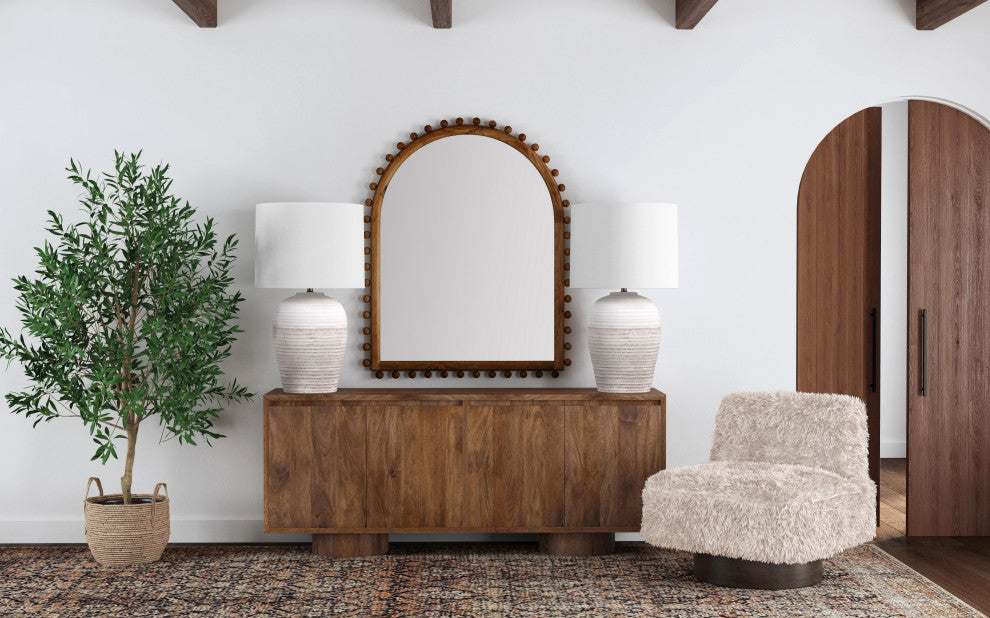 Napa Wooden Brown Server