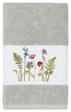 Serenity Embellished Hand Towel, Light Gray