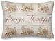 Turkey Always Thankful 4 14"x20" Spun Poly Pillow