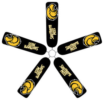 University of Southern Mississippi Fan Blade Covers, Set of 5