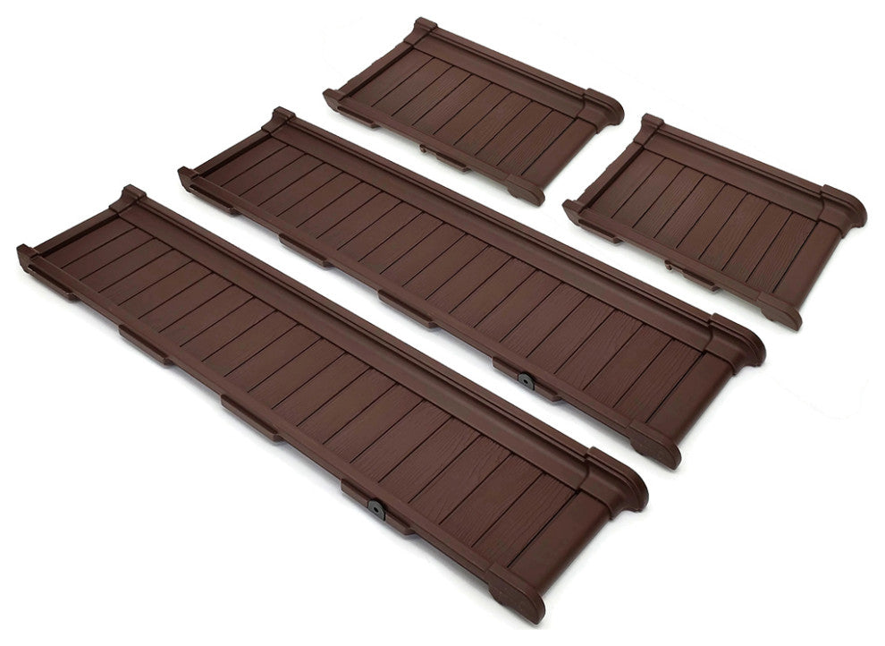 Modern Home Raised Garden Bed Kit - Stackable Modular Flower/Planter Kit (4'x2'