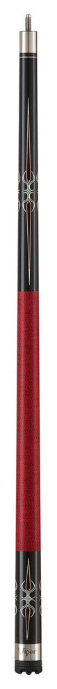 Viper Sinister Series Cue With Red/Black Wrap, 50-1250