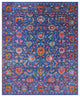 8' 2" X 10' 1" Wool & Silk Persian Hand Knotted Rug - Q14919