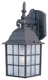 Maxim North Church 1-Light Outdoor Wall Lantern Black - 1051BK