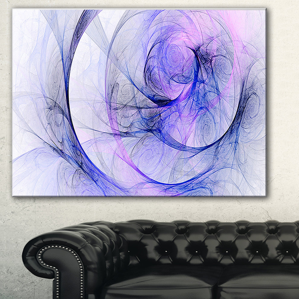 "Blue Storm Sky" Abstract Digital Art Canvas Print