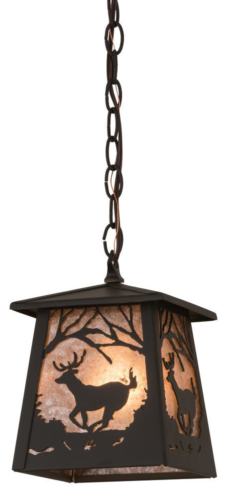 7Sq Deer at Dawn Mini Pendant