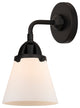 Small Cone Sconce, Matte Black, Matte White, Matte White