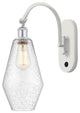 Innovations 518-1W-WPC-G654-7-LED 1-Light Sconce, White and Polished Chrome