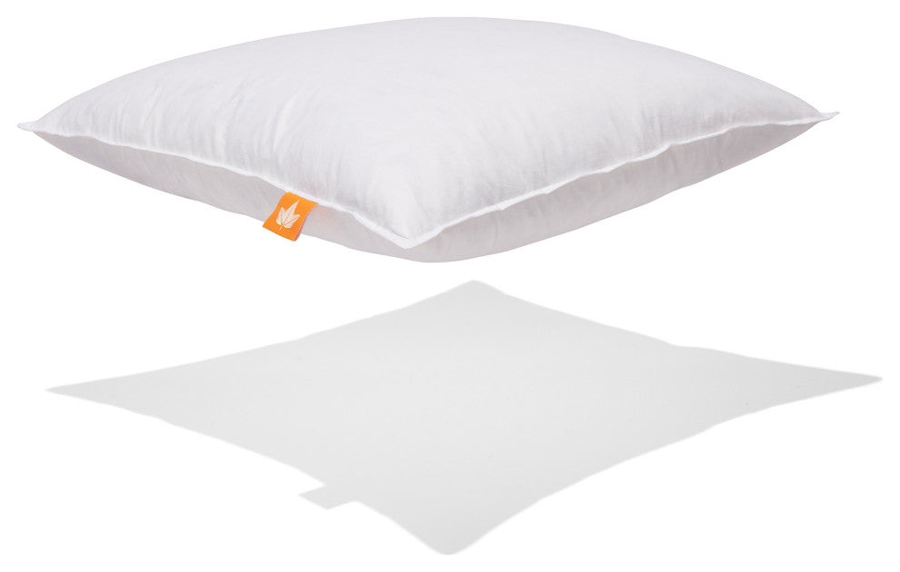 White Goose Feather Cushions, 12" X 16"