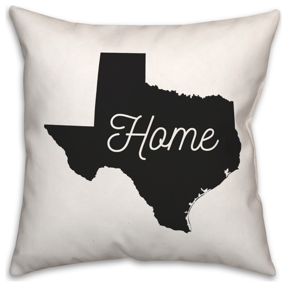 Texas Home 18x18 Spun Poly Pillow