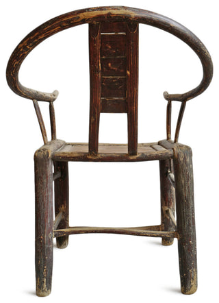 Consigned Horseshoe Back Village Chair