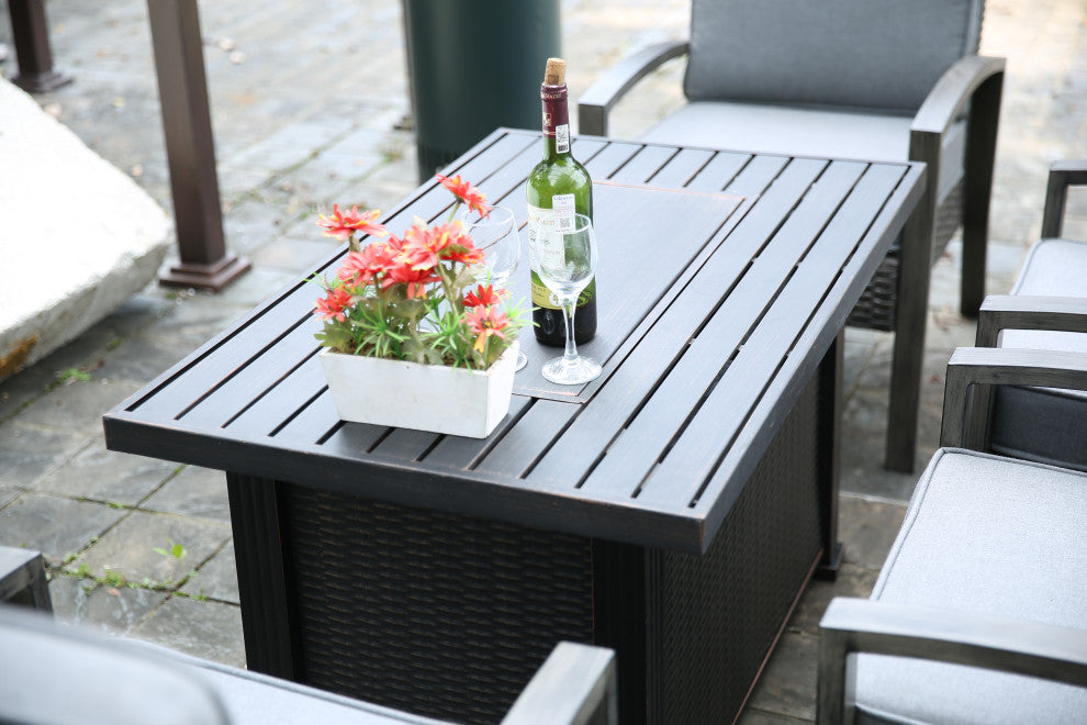 Cocoa 42" Steel Propane Fire Pit Table