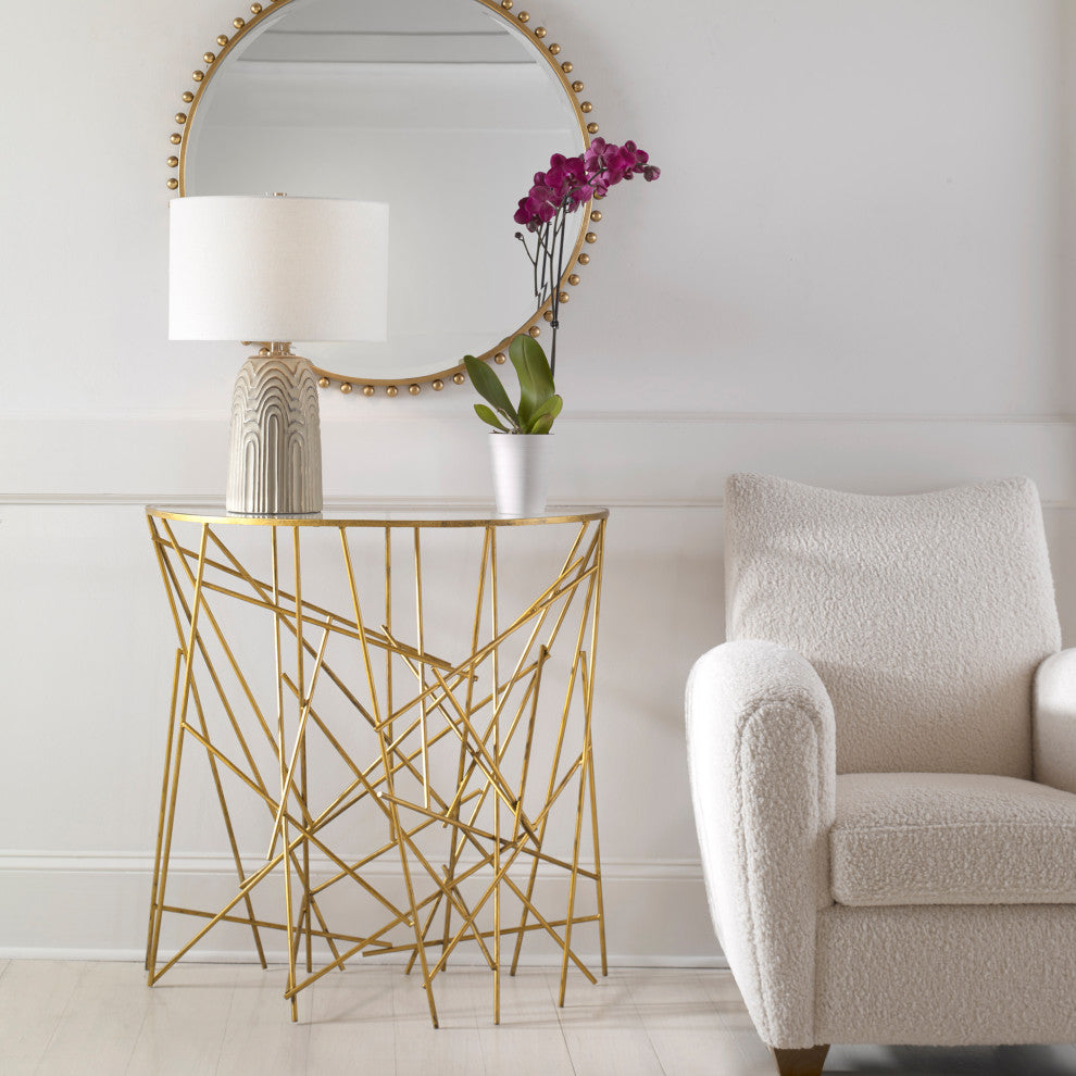 Uttermost - 25175 - Console Table - Philosopher - Antique Gold