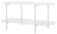 Coffee Table, Round, Steel Metal, White, Living Lounge Cafe Lobby Hospitality